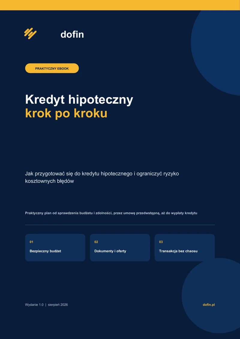 Okładka ebooka Kredyt hipoteczny krok po kroku